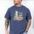 Alice In Wonderland Characters Lewis Carroll Book Lover Men's Comfort Colors T-Shirt Blue Jean