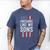 American Flag Dad Mom Awesome Like My Sons Men's Comfort Colors T-Shirt Blue Jean