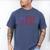 American Flag Fishing-Shirt Men Kids Bass Fish Dad Patriotic Men's Comfort Colors T-Shirt Blue Jean