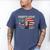 American Flag Trump 2024 Daddy's Home We The People Men's Comfort Colors T-Shirt Blue Jean