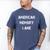 American Memory Lane Text Men's Comfort Colors T-Shirt Blue Jean
