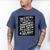 Anxiety Awkward Dark Humor Quote Introverts Sarcastic Men's Comfort Colors T-Shirt Blue Jean