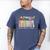 Applied Behavior Analysis Book Wildflower ABA RBT Therapist Premium Tri-Blend Men's Comfort Colors T-Shirt Blue Jean