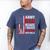 Army Dad Because I Raised A Man With Balls Men's Comfort Colors T-Shirt Blue Jean