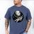 Astronaut Aesthetic Holding Moon Balloon Planets Introvert Men's Comfort Colors T-Shirt Blue Jean