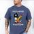 Autism Dad Support Alone Puzzle You'Ll Never Walk Premium Tri-Blend Men's Comfort Colors T-Shirt Blue Jean