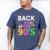 Back To The 90's Mixtape Era Nostalgia Retro 1990 90's Style Men's Comfort Colors T-Shirt Blue Jean