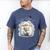 Back Off – Sheep Baa Crow Caw Pun For Introverts Men's Comfort Colors T-Shirt Blue Jean