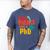 This Badass Has a PhD Doctor Graduation Men's Comfort Colors T-Shirt Blue Jean