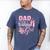 Ballerina Bday Dance Dad Of The Birthday Girl Ballet Dancer Men's Comfort Colors T-Shirt Blue Jean