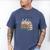 Barely Tolerable Book Lover Floral Quote Pride And Prejudice Men's Comfort Colors T-Shirt Blue Jean