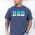 Baseball Dad Ice Cream Drip Happy Fathers Day Men's Comfort Colors T-Shirt Blue Jean