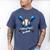 Baseball Drip Dad Father Day Birthday Group Matching Family Men's Comfort Colors T-Shirt Blue Jean