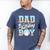 Baseball Ice Cream Drip Dad Of The Birthday Boy Baseball Men's Comfort Colors T-Shirt Blue Jean