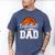 Basketball Dad Basketball Player Game Day Father's Day Men's Comfort Colors T-Shirt Blue Jean