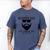 Bearded Dad Beard Humor Superhero Men's Comfort Colors T-Shirt Blue Jean