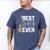 Best Dad Ever Guitarist Father D-A-D Chord Guitar Men's Comfort Colors T-Shirt Blue Jean