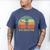 Best Dad By Par Disc Golf Father's Day Men's Comfort Colors T-Shirt Blue Jean
