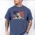Best Dog Dad Ever American Flag American Bully Dad Men's Comfort Colors T-Shirt Blue Jean