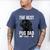 Best Pug Dad Ever Fathers Day Cute Daddy Dad Pug Men's Comfort Colors T-Shirt Blue Jean