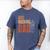 Best Rucking Dad Ruck Backpack Rucksack Workout Rucking Men's Comfort Colors T-Shirt Blue Jean