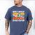 Best Wolf Dad Ever Men's Comfort Colors T-Shirt Blue Jean