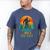 Bigfoot Introvert People Not A Big Fan Retro Sasquatch Men's Comfort Colors T-Shirt Blue Jean