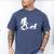 Bigfoot Walking Dachshund Tee Wiener Dog Dad Men's Comfort Colors T-Shirt Blue Jean