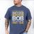 Bob If At First You Don't Succeed Father's Day Bob Dad Men's Comfort Colors T-Shirt Blue Jean