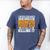 Bonus Cheer Dad Cheer Step Dad Men's Comfort Colors T-Shirt Blue Jean