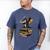 Book Dragon Men's Comfort Colors T-Shirt Blue Jean