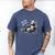 Book Lover Bear Cozy Reading Bear Graphic Bear Books Men's Comfort Colors T-Shirt Blue Jean