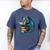 Book Lover Bookworm Reading Books Dragon Sci-Fi Character Men's Comfort Colors T-Shirt Blue Jean