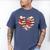 Book Lover Heart Shape Reading Librarian Valentine Men Women Men's Comfort Colors T-Shirt Blue Jean