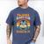 Book And Pajamas Reading Bedtime Men's Comfort Colors T-Shirt Blue Jean