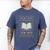 Book Reading Ugly Christmas Men's Comfort Colors T-Shirt Blue Jean