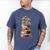 Book Stack With Flowers Reading Lover Bookish Men's Comfort Colors T-Shirt Blue Jean Book Stack With Flowers Reading Lover Bookish Men's Comfort Colors T-Shirt Blue Jean