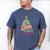 All Booked For Christmas Book Christmas Tree Lights Bookish Men's Comfort Colors T-Shirt Blue Jean