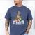 All Booked For Christmas Book Christmas Tree Lights Xmas Men's Comfort Colors T-Shirt Blue Jean