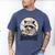 Booktrovert Raccoon Reading And Coffee For Book Lover Men's Comfort Colors T-Shirt Blue Jean