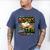 Bookworm If It Involves Books And Tea Lover Reading Premium Tri-Blend Men's Comfort Colors T-Shirt Blue Jean