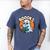 BOOOKS Cute Ghost Reading Books Halloween Men's Comfort Colors T-Shirt Blue Jean