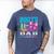 Boots Or Bows Dad Loves You Gender Reveal Party Men's Comfort Colors T-Shirt Blue Jean