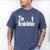 The Bridefather Father Of Bride Dad Wedding Rehearsal Dinner Men's Comfort Colors T-Shirt Blue Jean