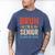 Bruh I'm A Senior Class Of 2026 Graduation Senior 2026 Men's Comfort Colors T-Shirt Blue Jean