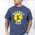 Bucket Dad Softball Dad Baseball Father's Coach Men's Comfort Colors T-Shirt Blue Jean