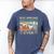 Budgie Dad Bird Lover Father Animal Enthusiast Bird Guy Men's Comfort Colors T-Shirt Blue Jean