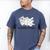 Bulldog Rolling Fatties Dog Mom Dad Owner Men's Comfort Colors T-Shirt Blue Jean