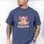 Caffelotl Cute Axolotl Pun Coffee Book Lover Kawaii Humor Men's Comfort Colors T-Shirt Blue Jean