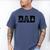 Camping Dad Father's Day Outdoor Bushcraft Camper Men's Comfort Colors T-Shirt Blue Jean